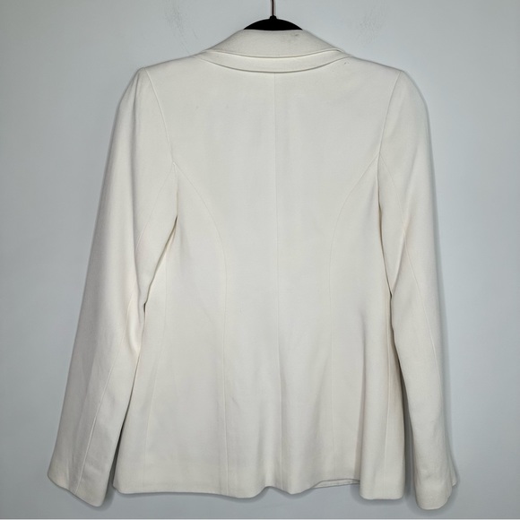 Brandon Maxwell Layered Lapel Suiting Jacket in Ivory - Picture 13 of 14